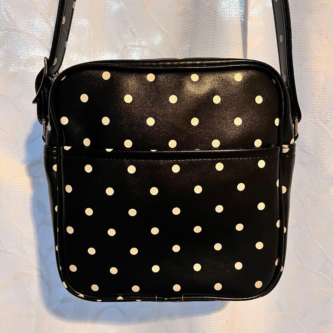 Comme des Garcons GIRL Polka Dot Black Crossbody Shoulder Bag – Near Mint