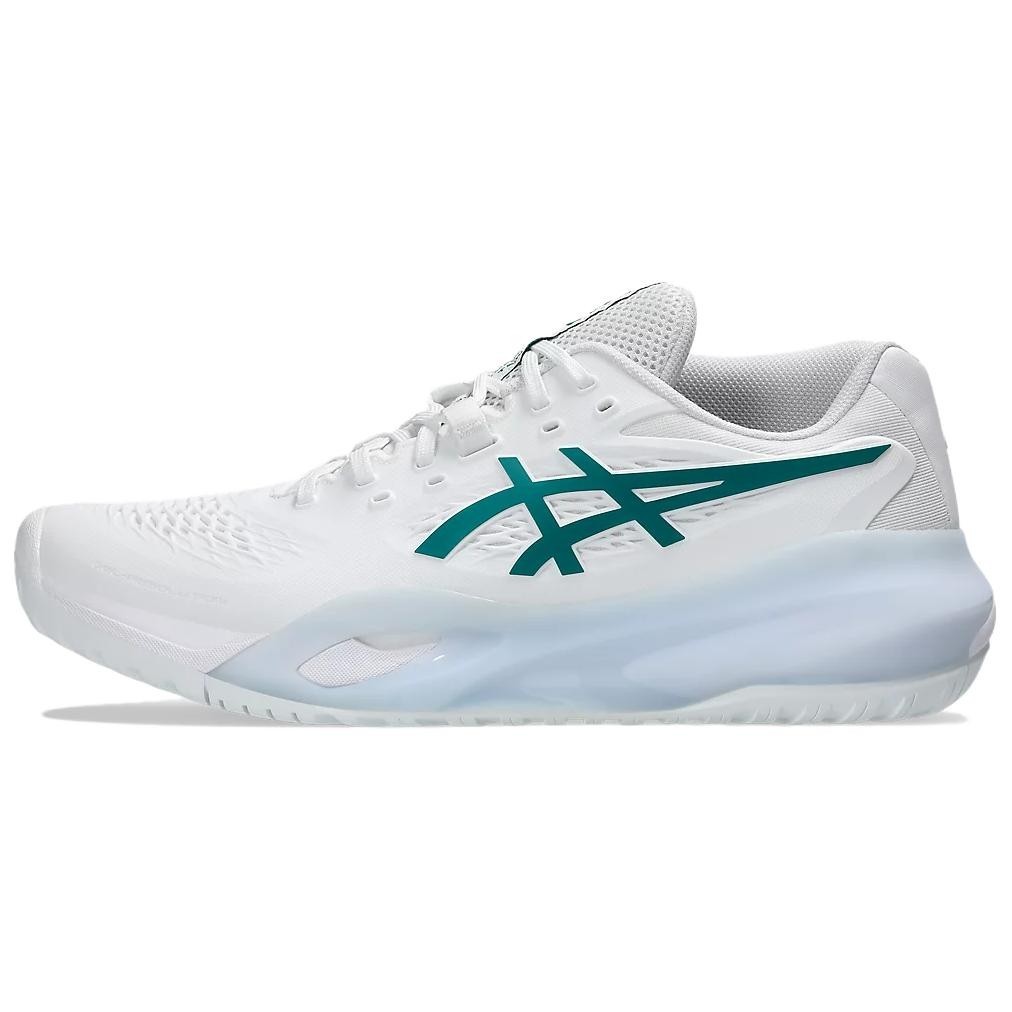 Asics GEL RESOLUTION X Abrasion Resistant Low Top Tennis Shoes Men’s White Shoes