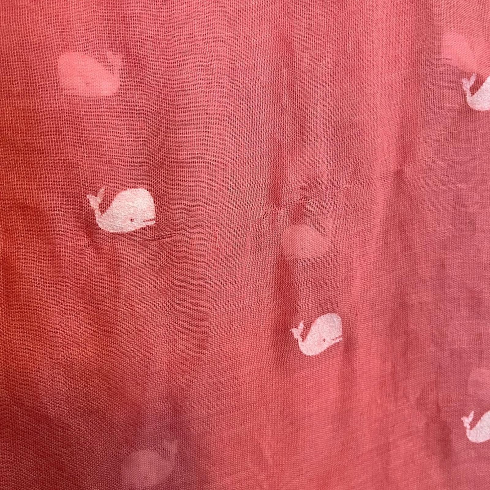 Nautical Preppy Spring Sheer White Whale Long City Coastal Scarf Teacher Classic