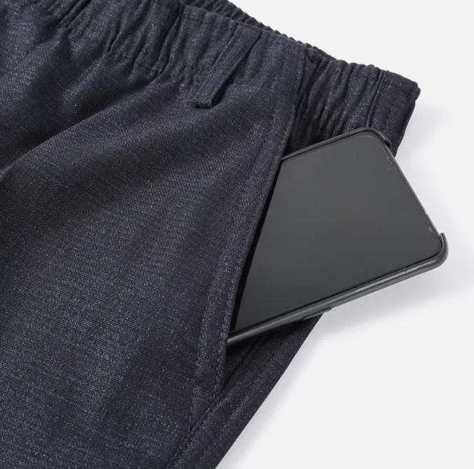 Men’s Elastic Waist Straight Leg Pant Casual Formal Trousers for Middle-Aged Men