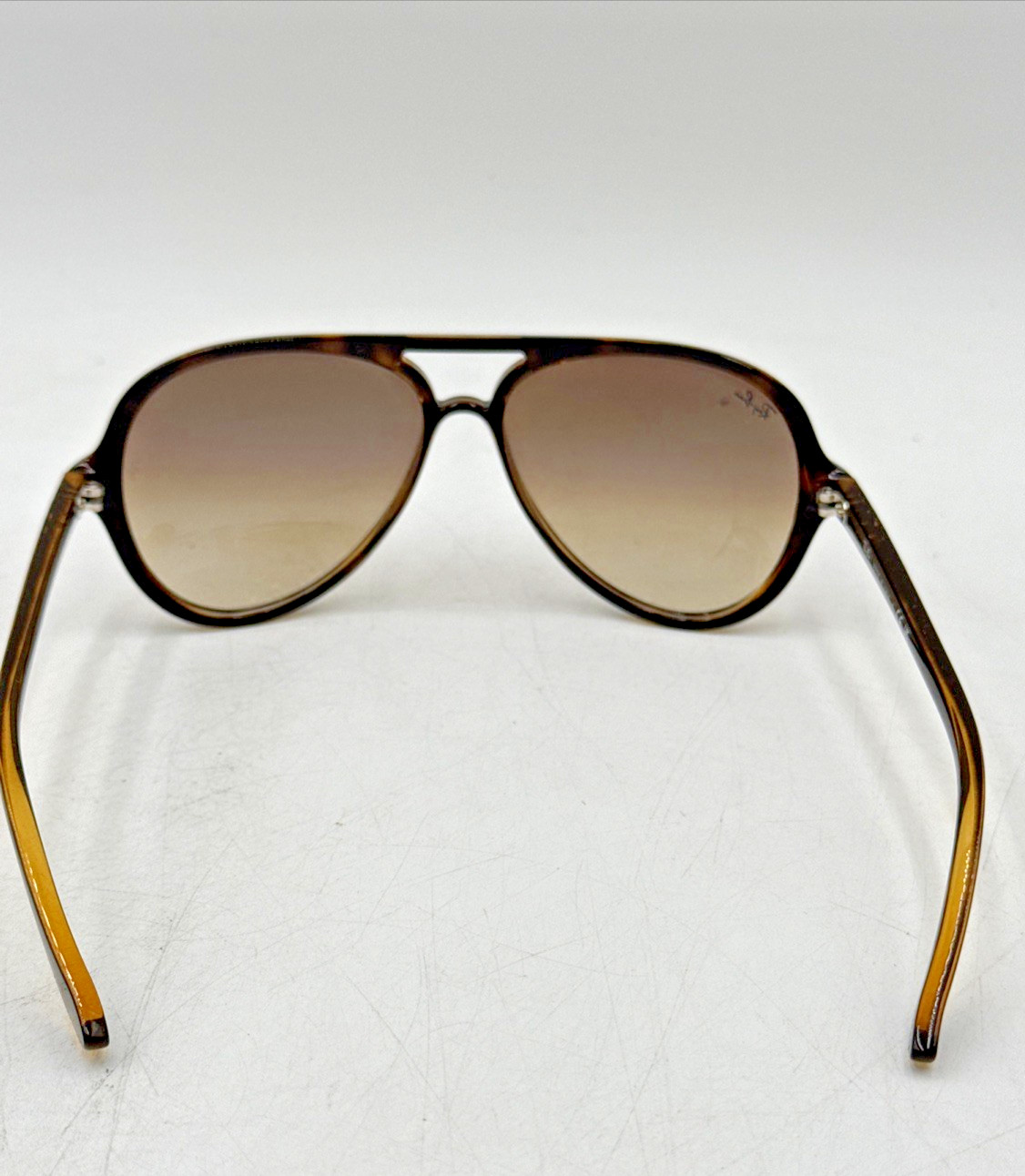Ray-Ban RB4125 710/51 Aviator Sunglasses – Matte Havana