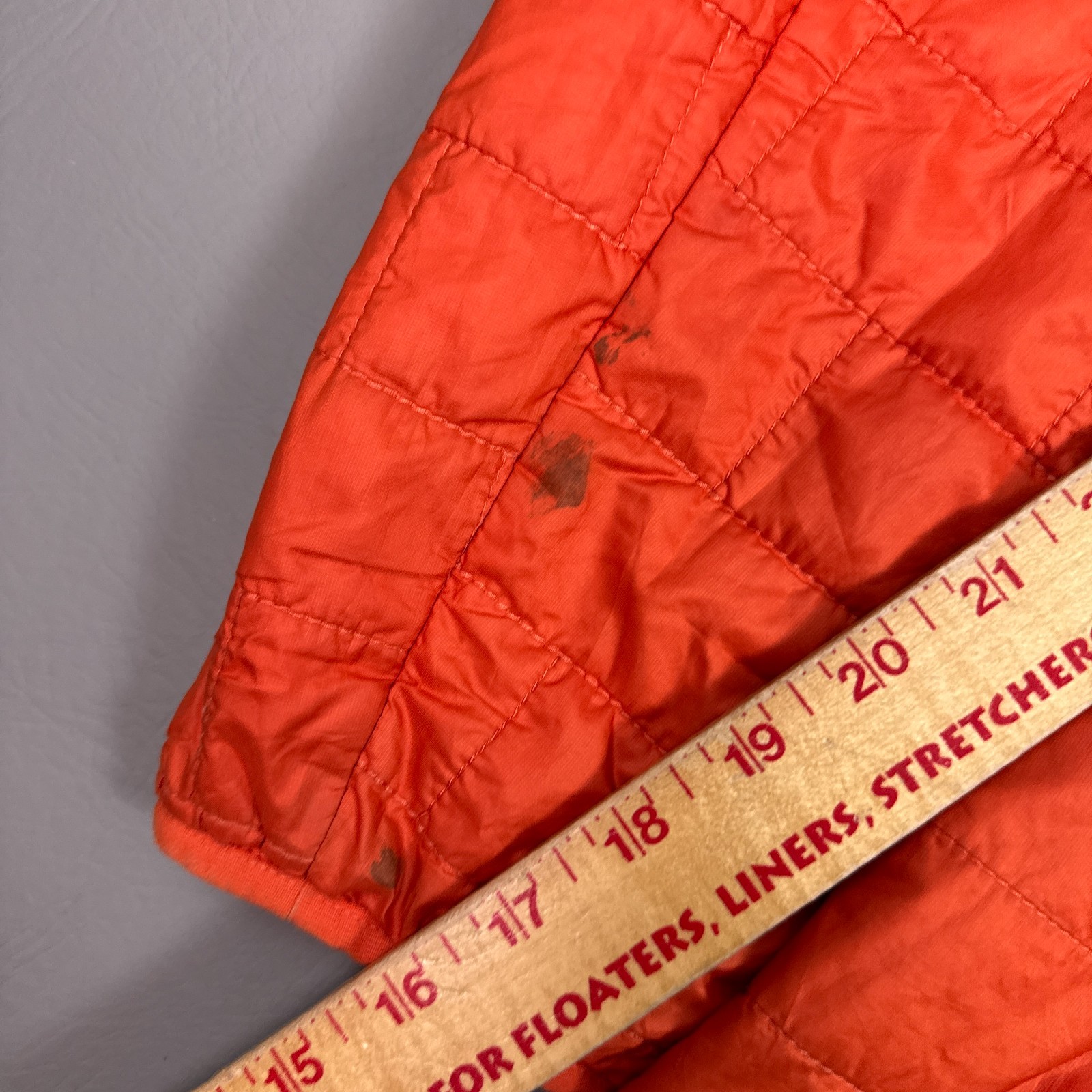 Patagonia Jacket Men Extra Large Orange Nano Puff Hiking Trail Camp Trek Commute