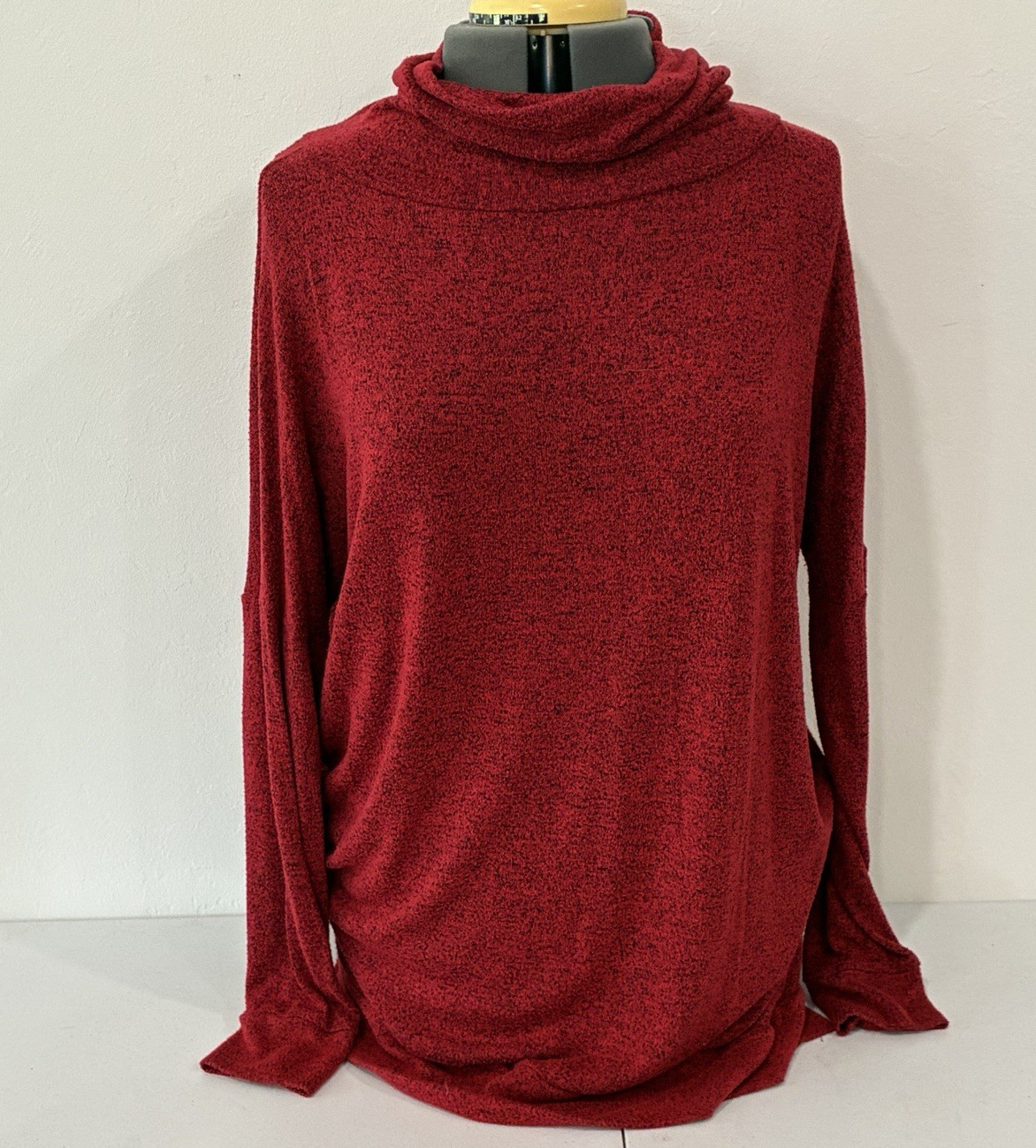 Zenana Outfitters Red Turtleneck Sweater