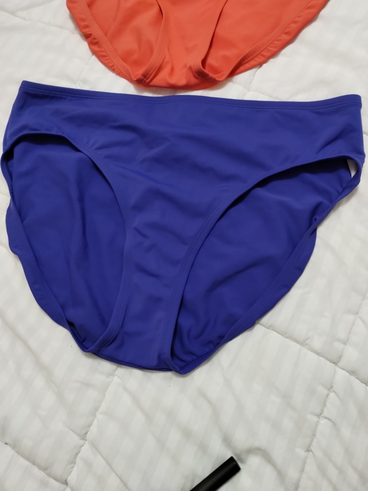 New Women’s Jantzen Classics 2 Size 16 Swim Bottoms In Coral n Periwinkle.