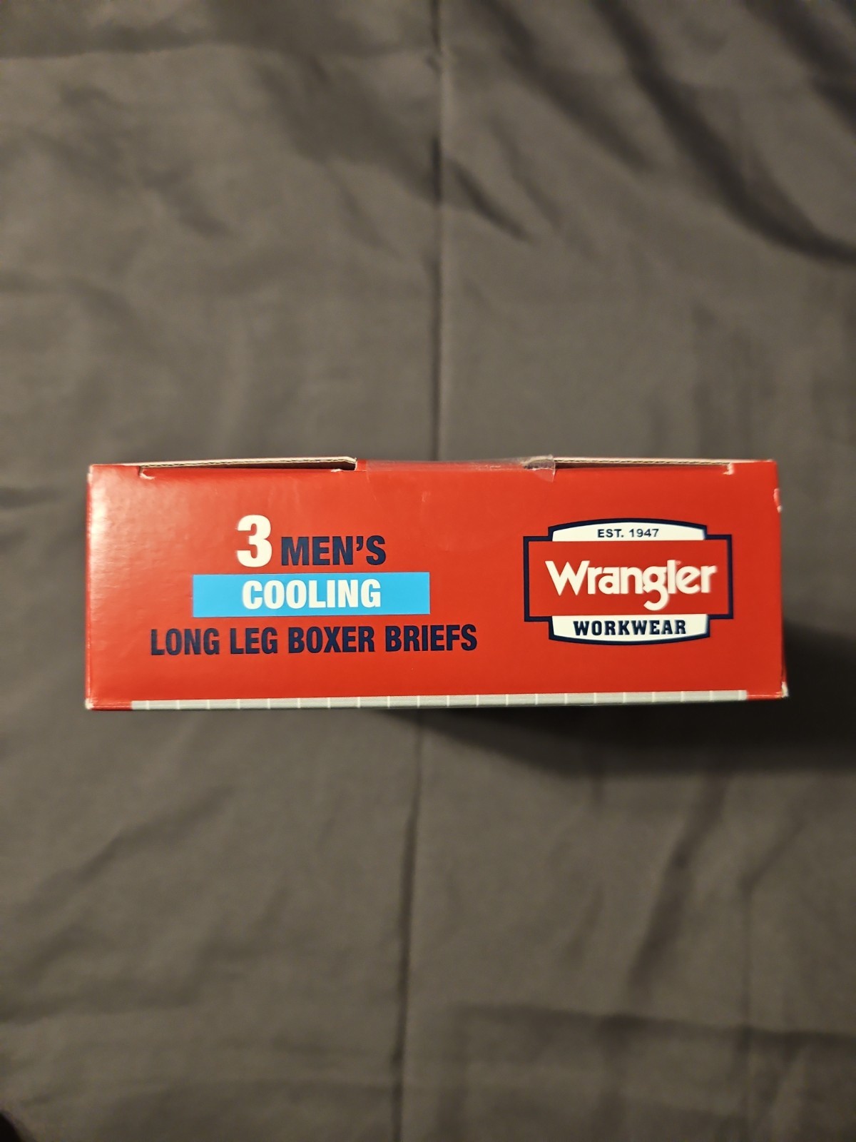 NEW! 3-PACK WRANGER COOLING MEN’S BOXER BRIEFS UNDERWEAR – MULTICOLORED 2XL