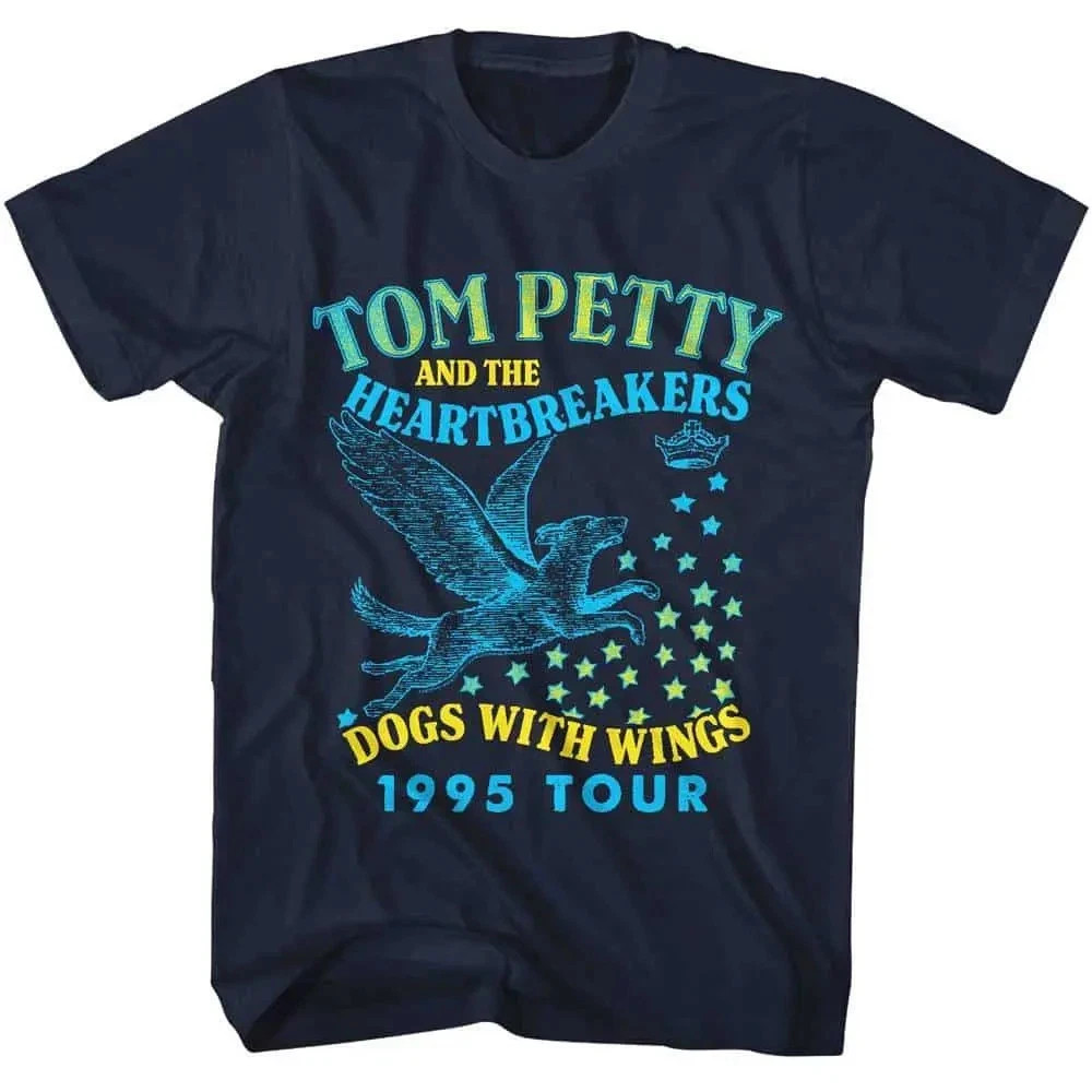 Tom Petty & the Heartbreakers Dogs with Wings Tour Men’s T Shirt S-5XL