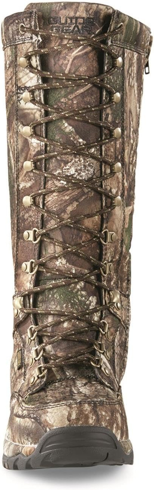 Mens Camo Nylon Rubber Snake Boots, Waterproof and Snake Proof Hunting Shoes