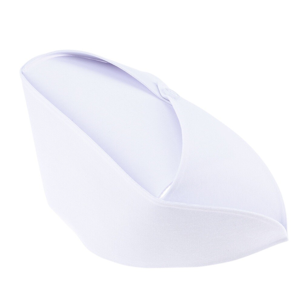 1Pc White Cotton Nurse Hat Traditional Uniform Costume Hospital Clinic Lab Use
