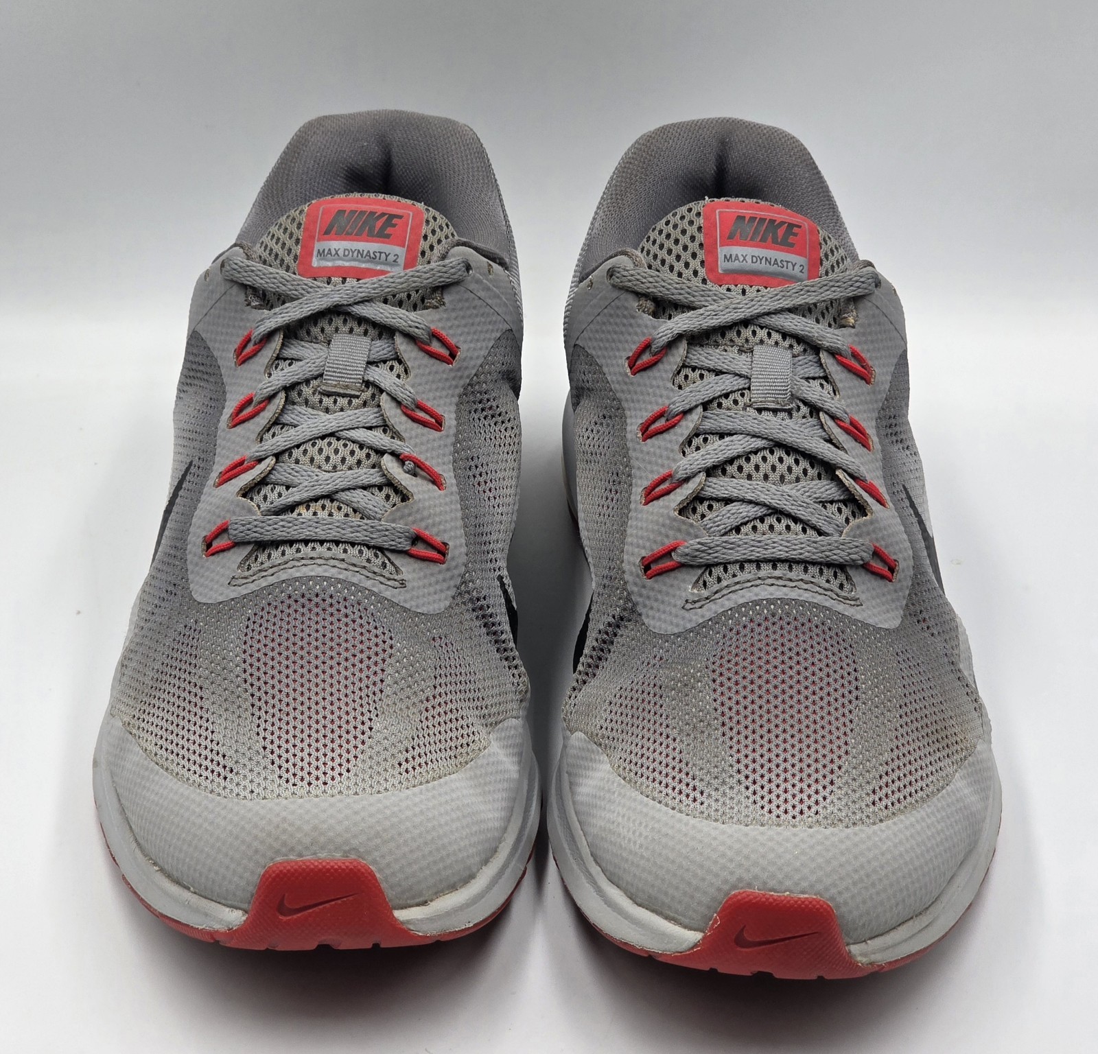 Nike Max Dynasty 2 Running Shoes Grey 852430-013 Men Size 12