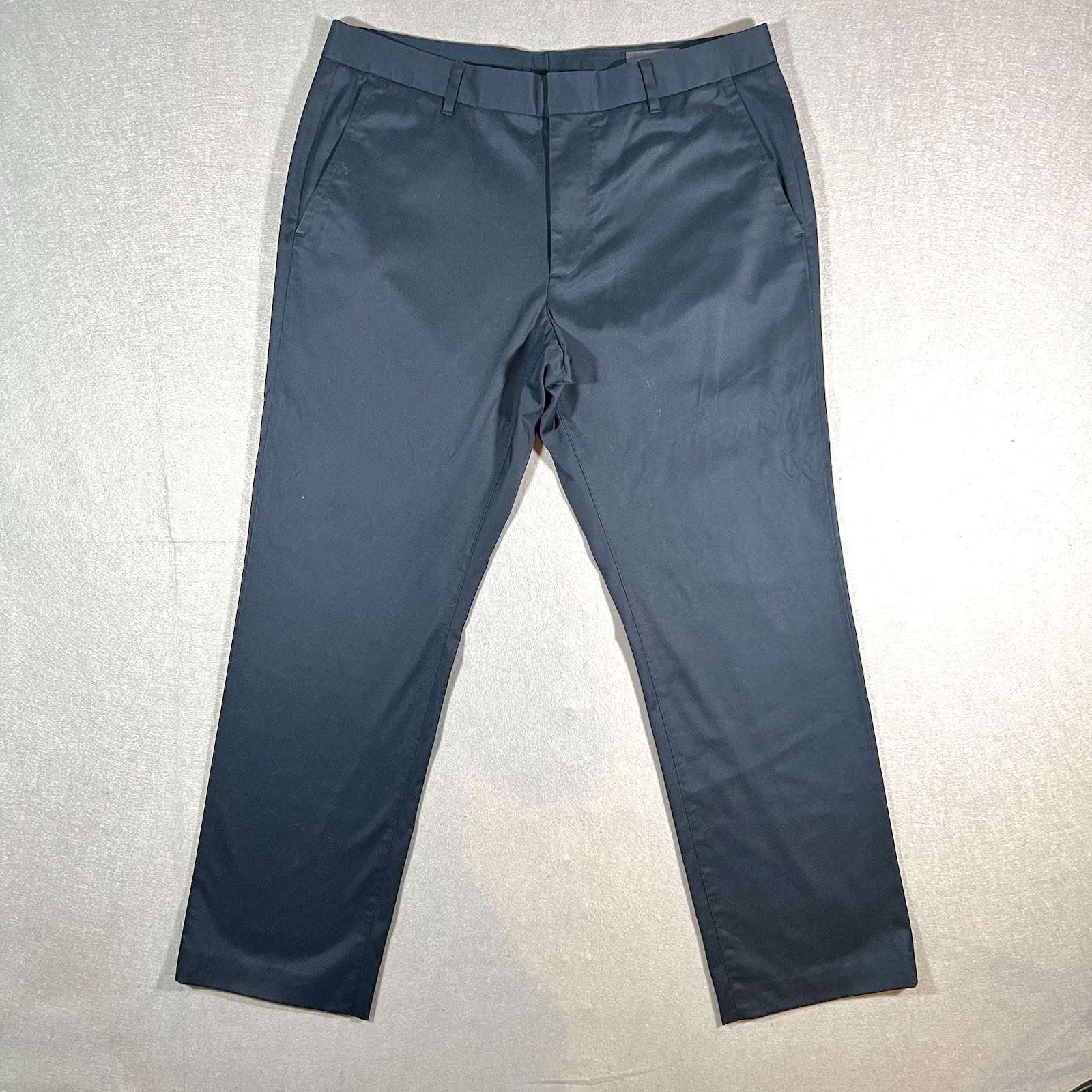 Bonobos Monday Dress Pants – Navy Twill – 35×30– Slim Tapered Fit