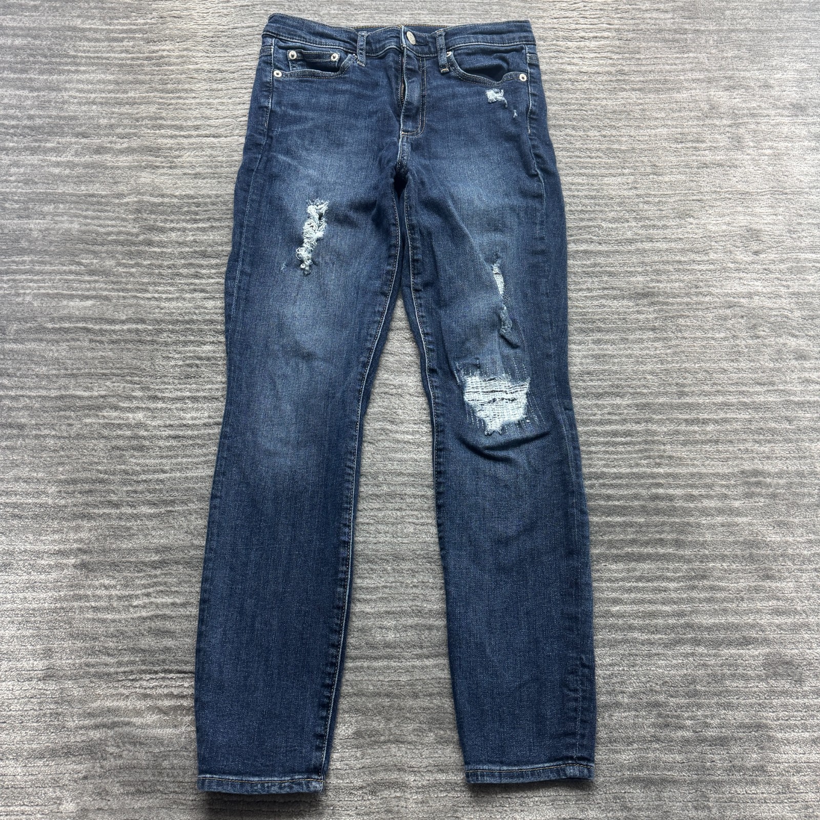 Gap Jeans Size 27s Womens Resolution True Skinny High Rise Blue Denim