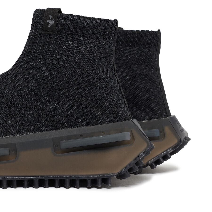 with box Adidas NMD S1 Sock Womens Size 55 Sneaker Athletic Shoe Black T G2U