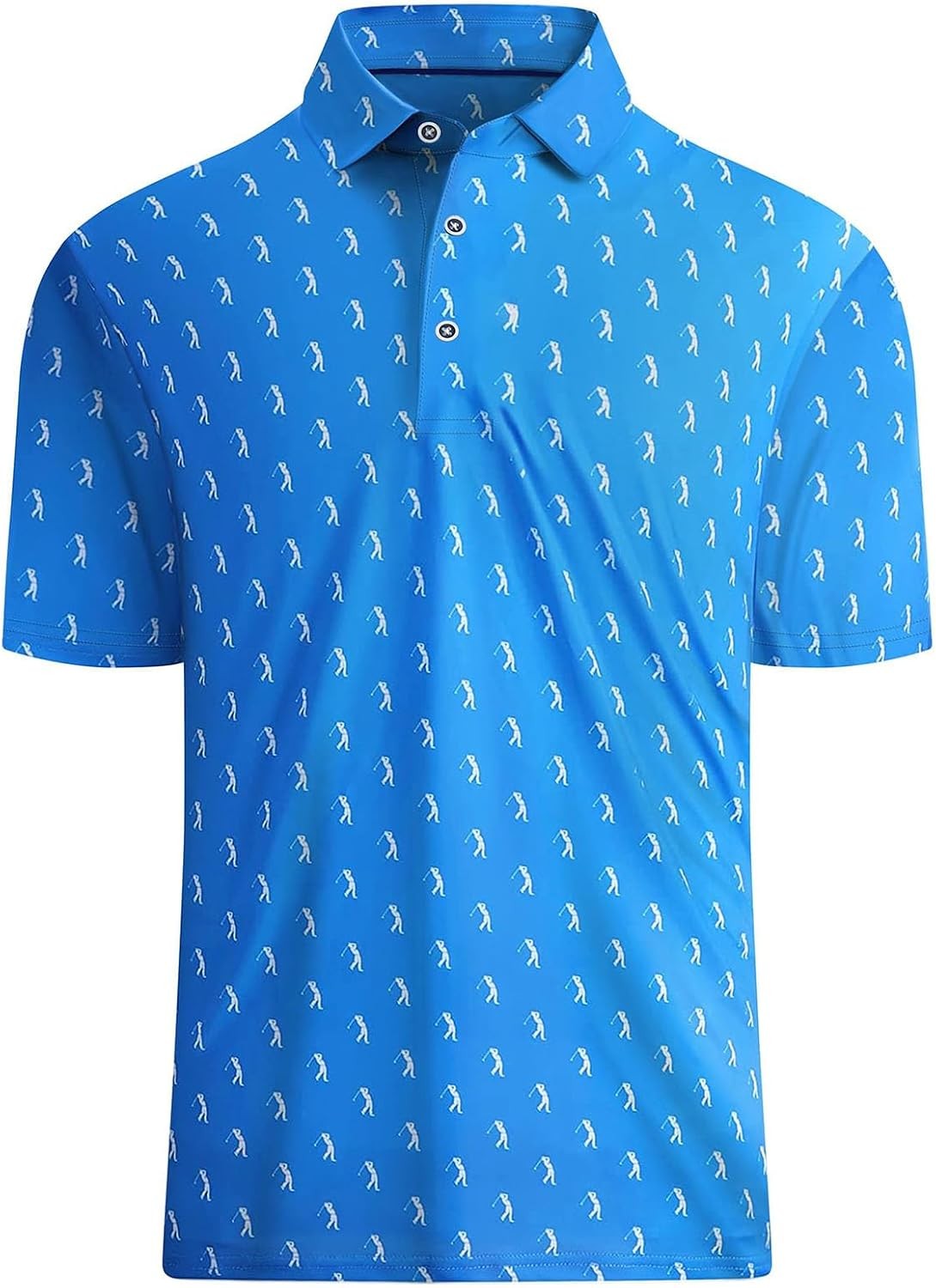 Men’s Dry Fit Golf Polo Shirt – Moisture Wicking Performance Short Sleeve Tee