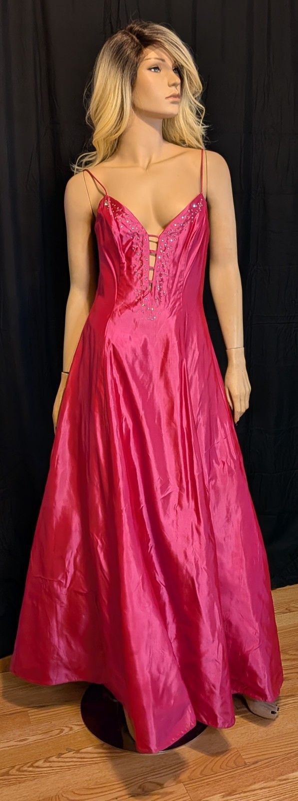 Vintage Pink Dinner Dress Size 4