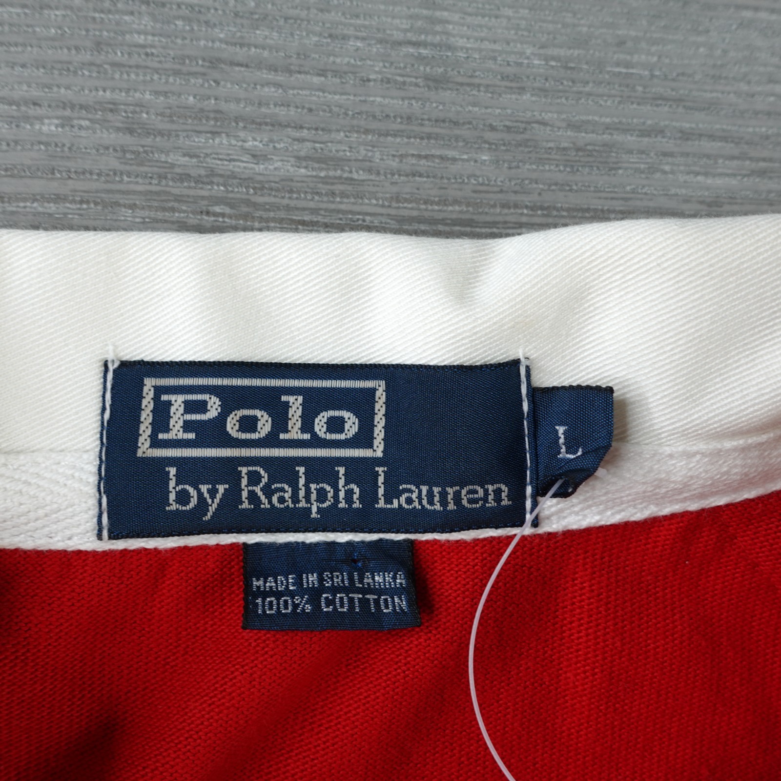 Polo By Ralph Lauren Sweatshirt Mens Large Shoulder Padded Elbow Patch Rugby NWT