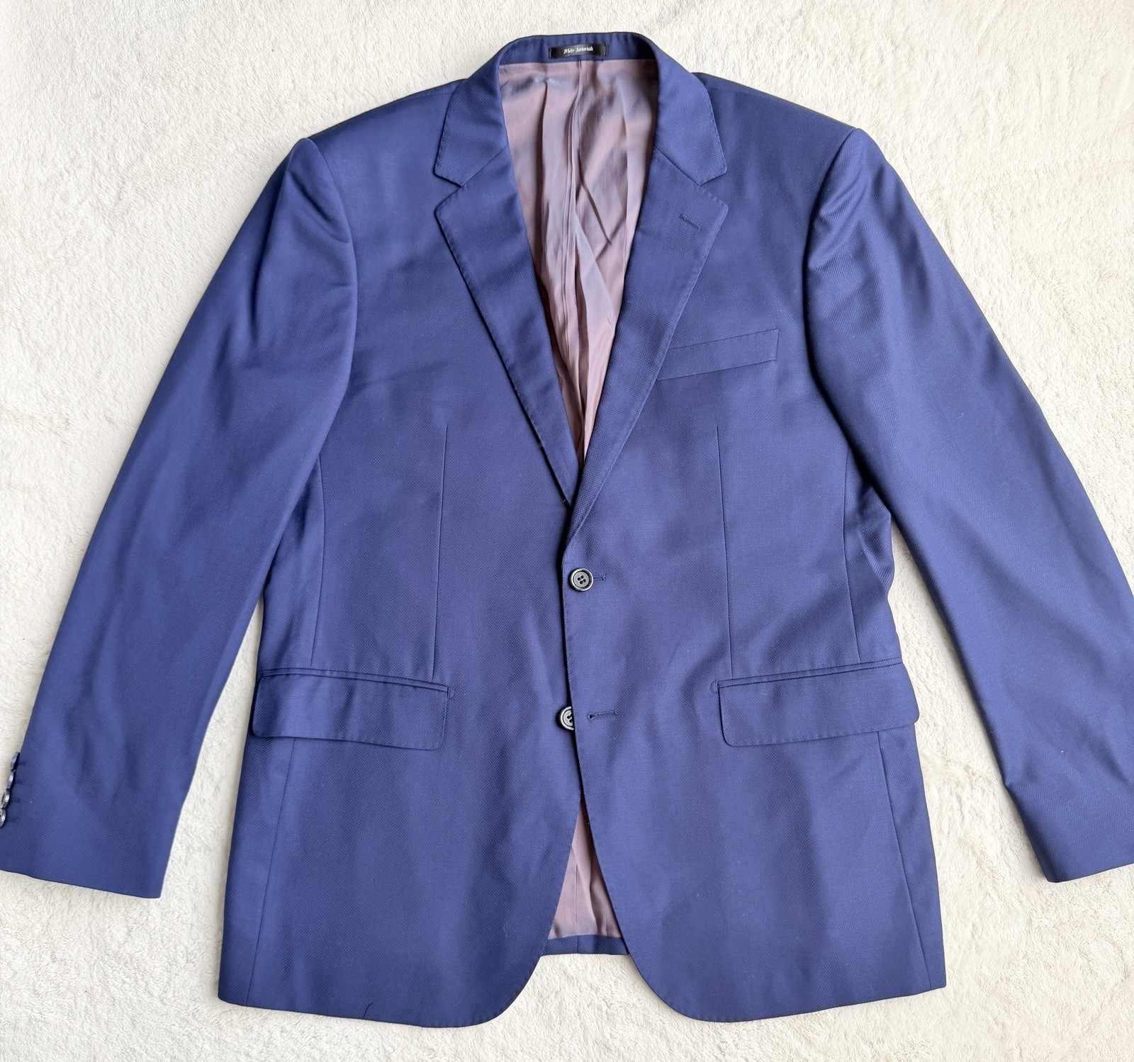 Mattarazi Uomo Mens 100% Super 150s Fine Australian Wool Blazer US 42 IT 52