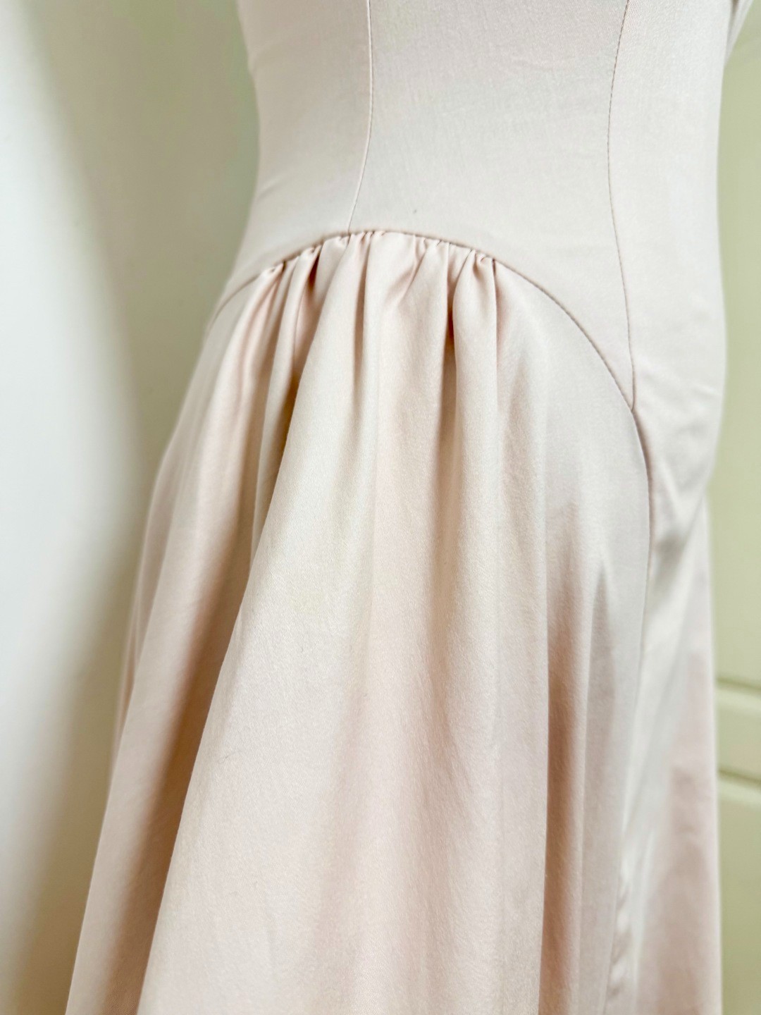 Helsa Stretch Organic Cotton Midi Dress