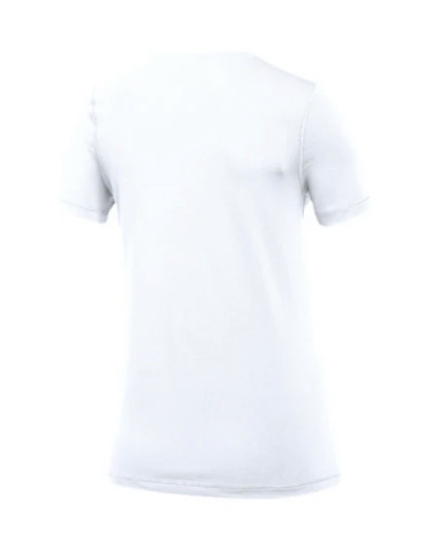 Nike Womens Pro Allover Mesh Short Sleeve Top 2.0 White DH4905-100 Sz Small NWT