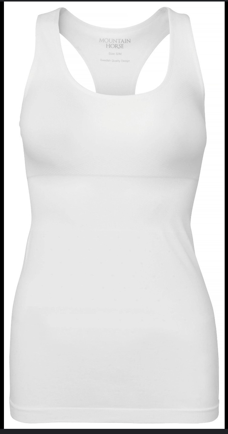 MOUNTAIN HORSE Adore Tech Tank Top T-Back – select BLACK or WHITE (Lg/XL, S/MD)
