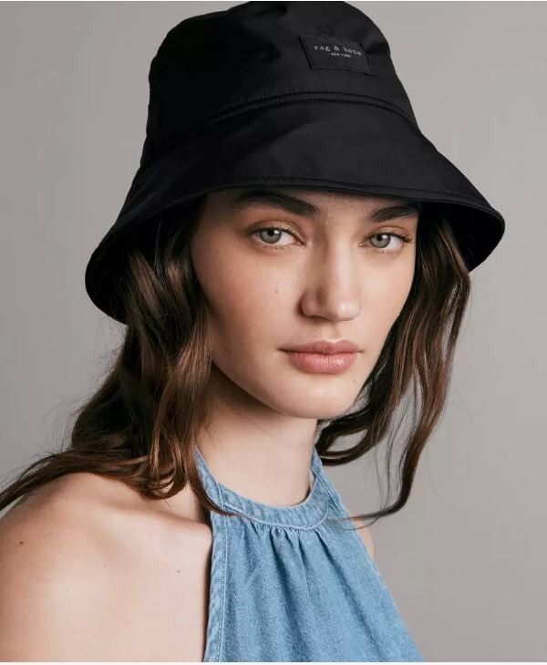 Rag & Bone Black Addison Bucket Hat size: S/M and M/L