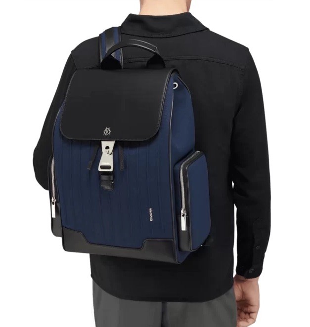 RIMOWA NEVER STILL Backpack, Large – Navy/Black (No Tags) RARE!