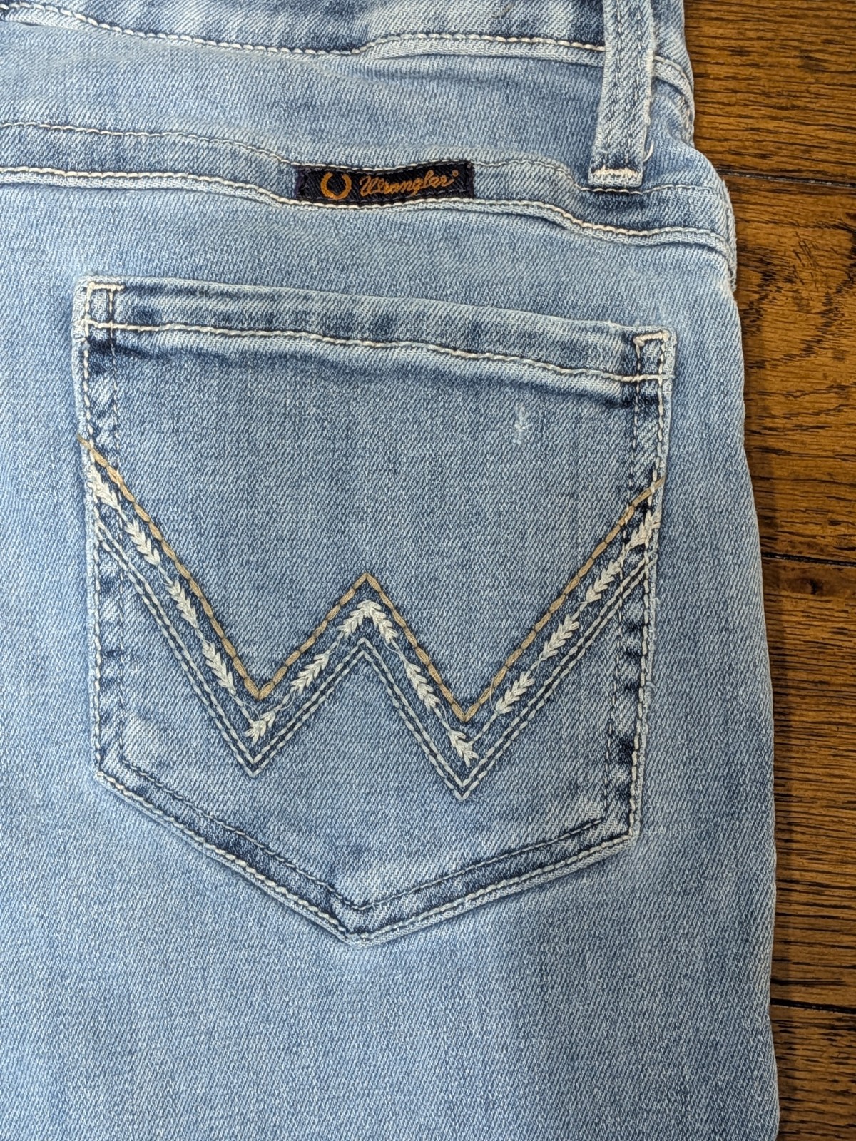 Wrangler Willow The Ultimate Riding Jeans Blue Womens 11×33 Stretch *READ 31×33