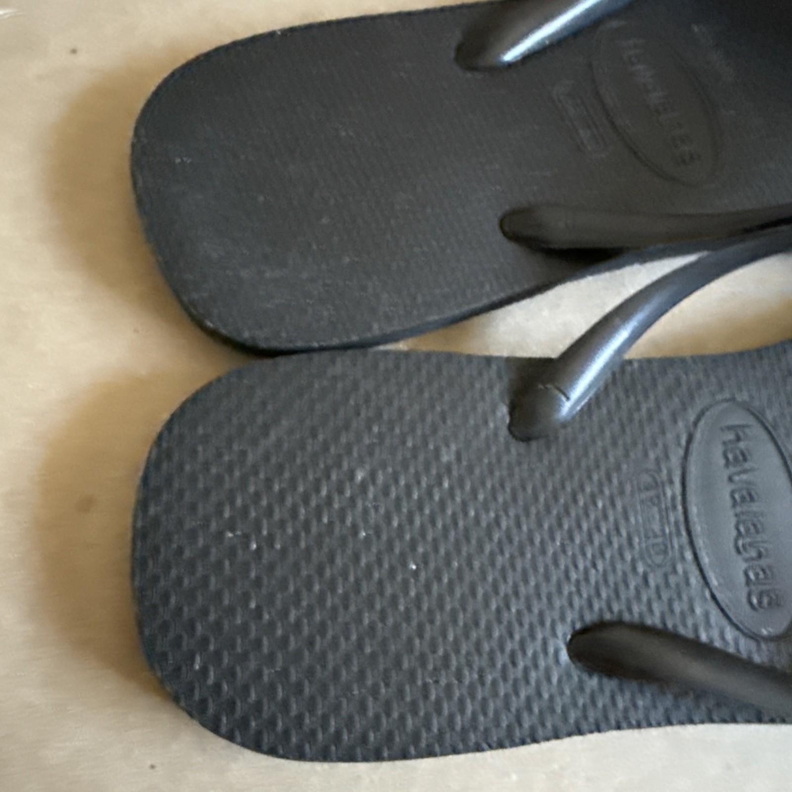 Havaianas Slim Black Classic Flip Flops 39/40 – Preowned Excellent Very Clean
