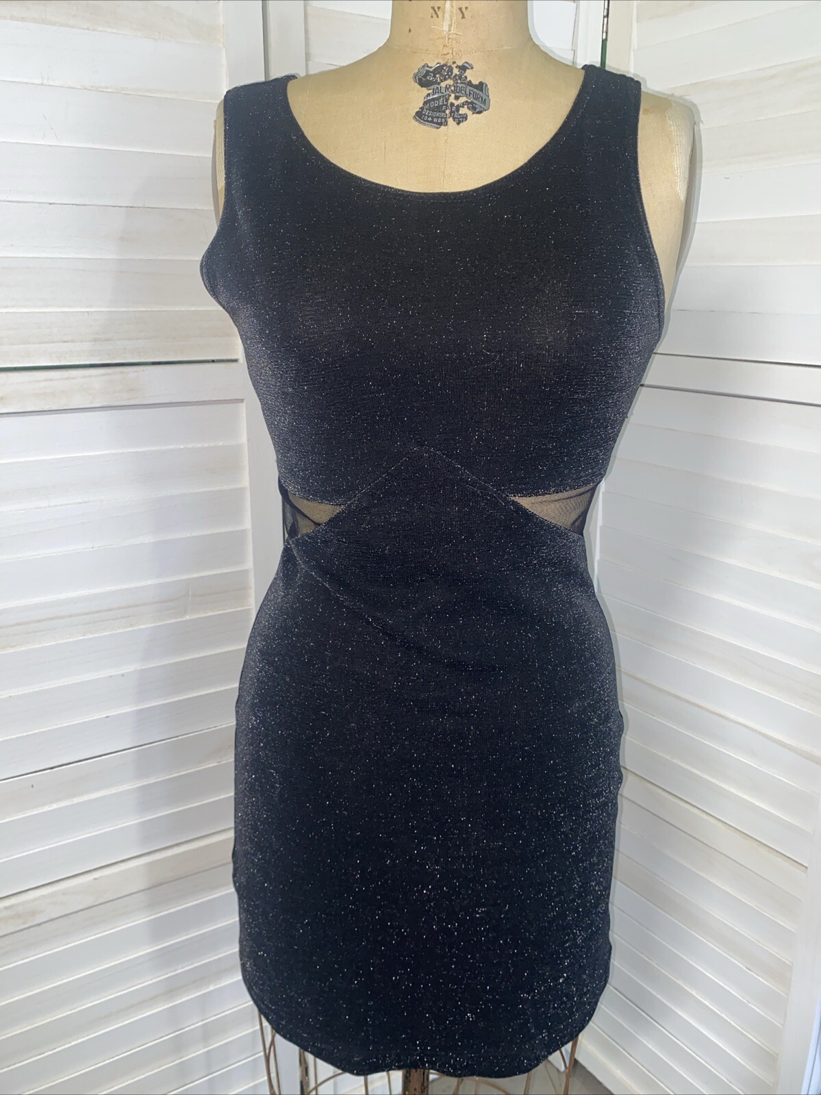 Vintage Jay Jacobs 80s 90s Formal Cocktail Prom Little Black Dress Small USA