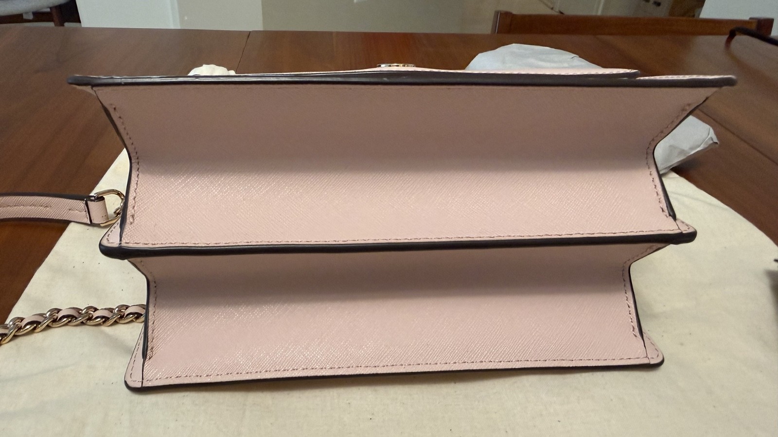 Tory Burch Robinson Convertible Shoulder Bag – Crossbody – Shell Pink
