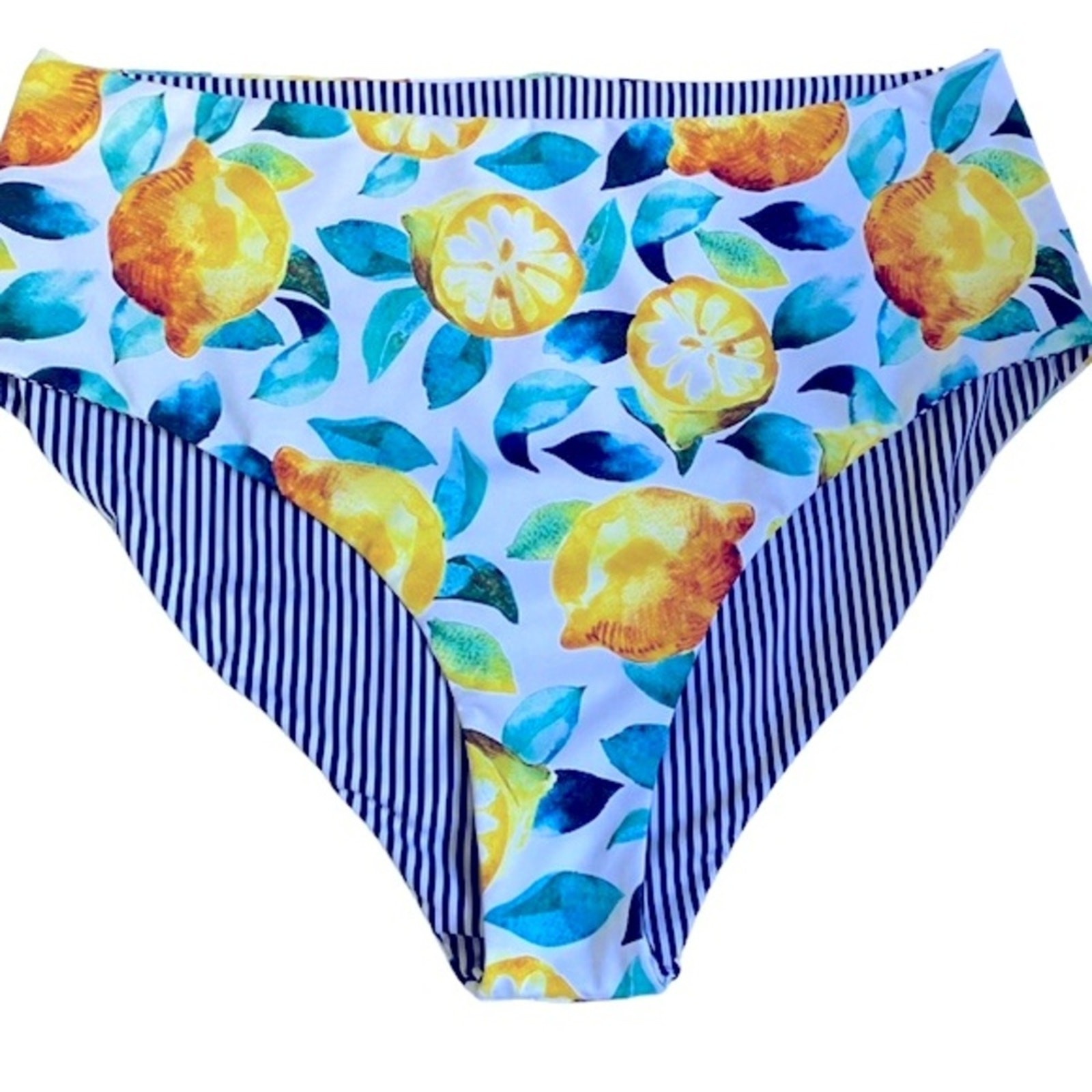Womens Bikini Set Large Two piece Swimsuit Lemon Cruise XL Bathing Suit 14 Boho