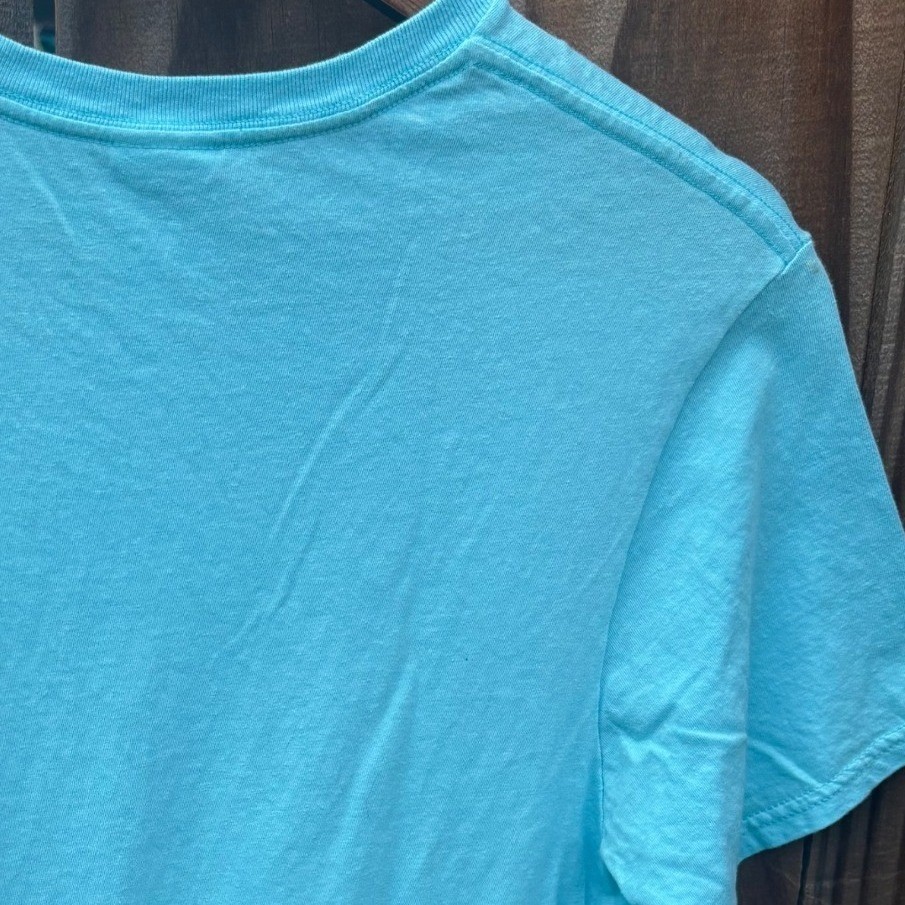 Jeep Hair Don’t Care Graphic T-Shirt Adult Medium Turquoise Blue GOOD CONDITION