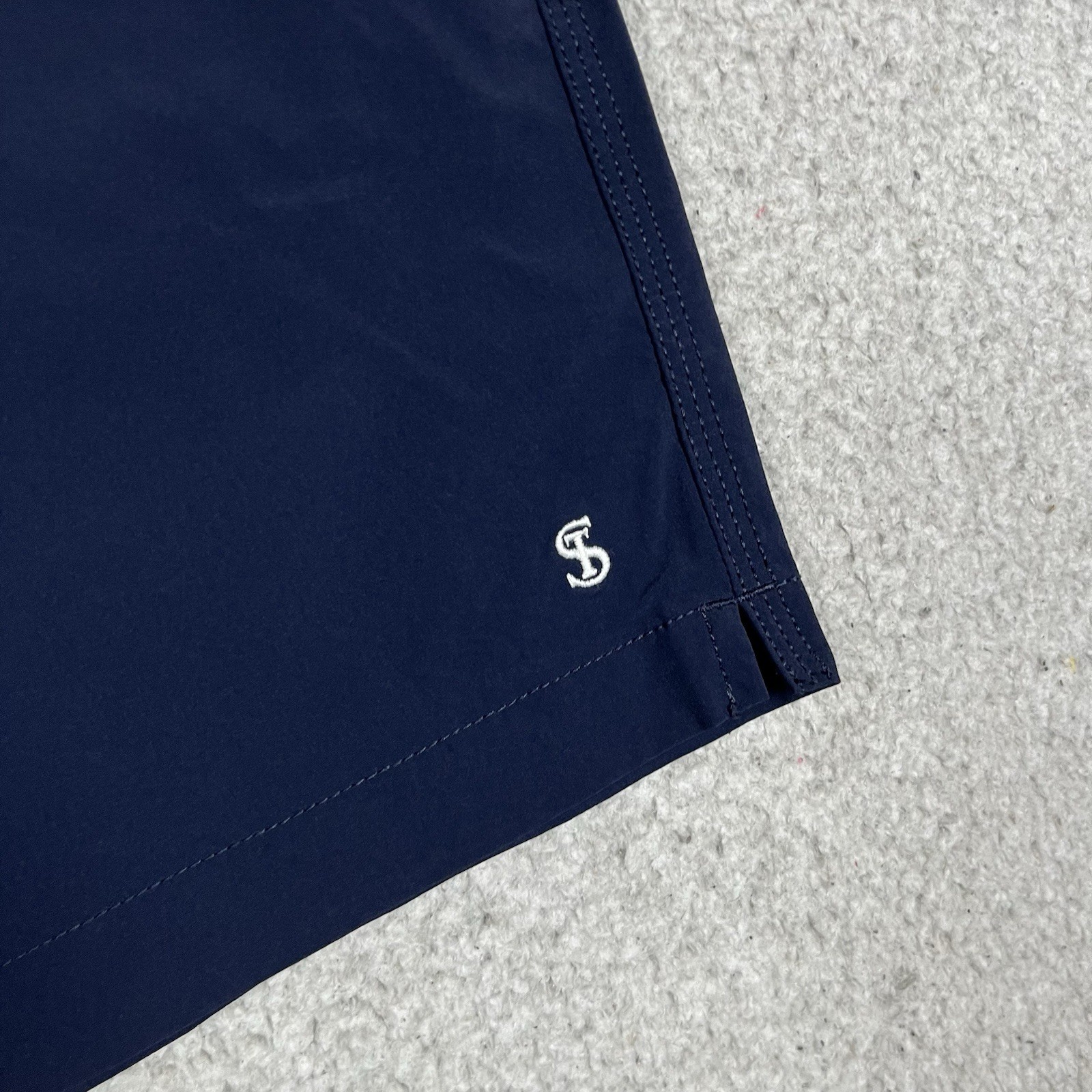 Todd Snyder Board Shorts Mens M Blue Drawstring Lined Beach Swim Trunks Preppy