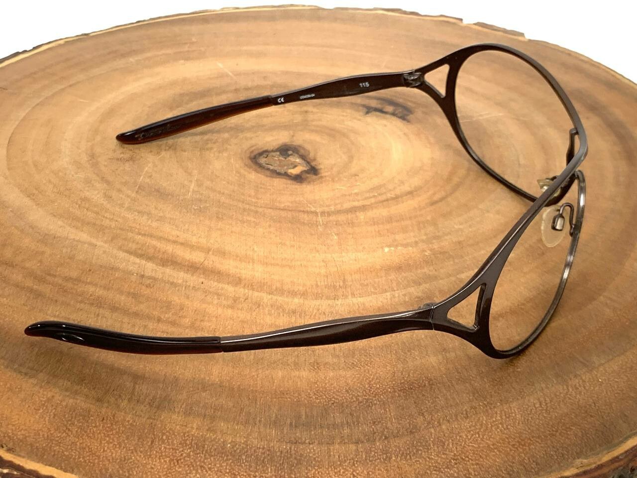 Oakley Sunglasses As is Deception 004039 04 FRAME ONLY Women Bronze Brown 115 mm