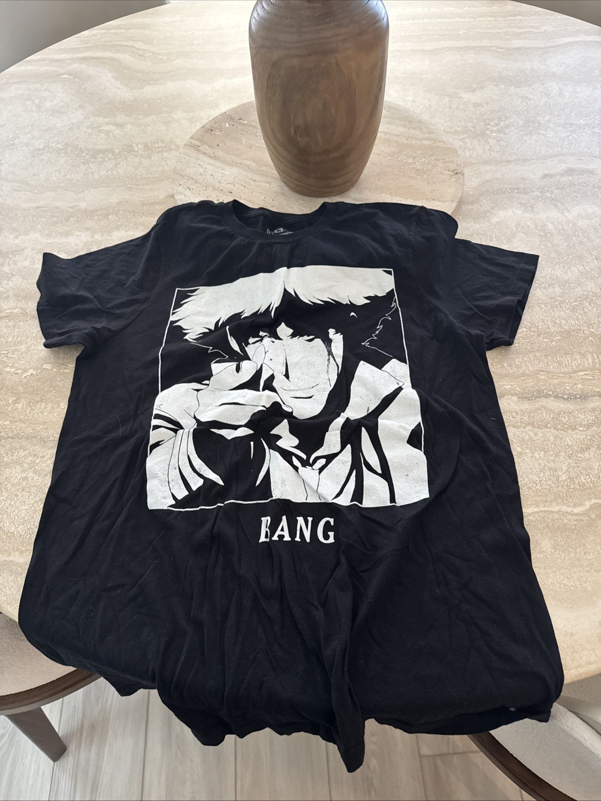 Cowboy Bebop BANG. Black T-Shirt Medium (L)