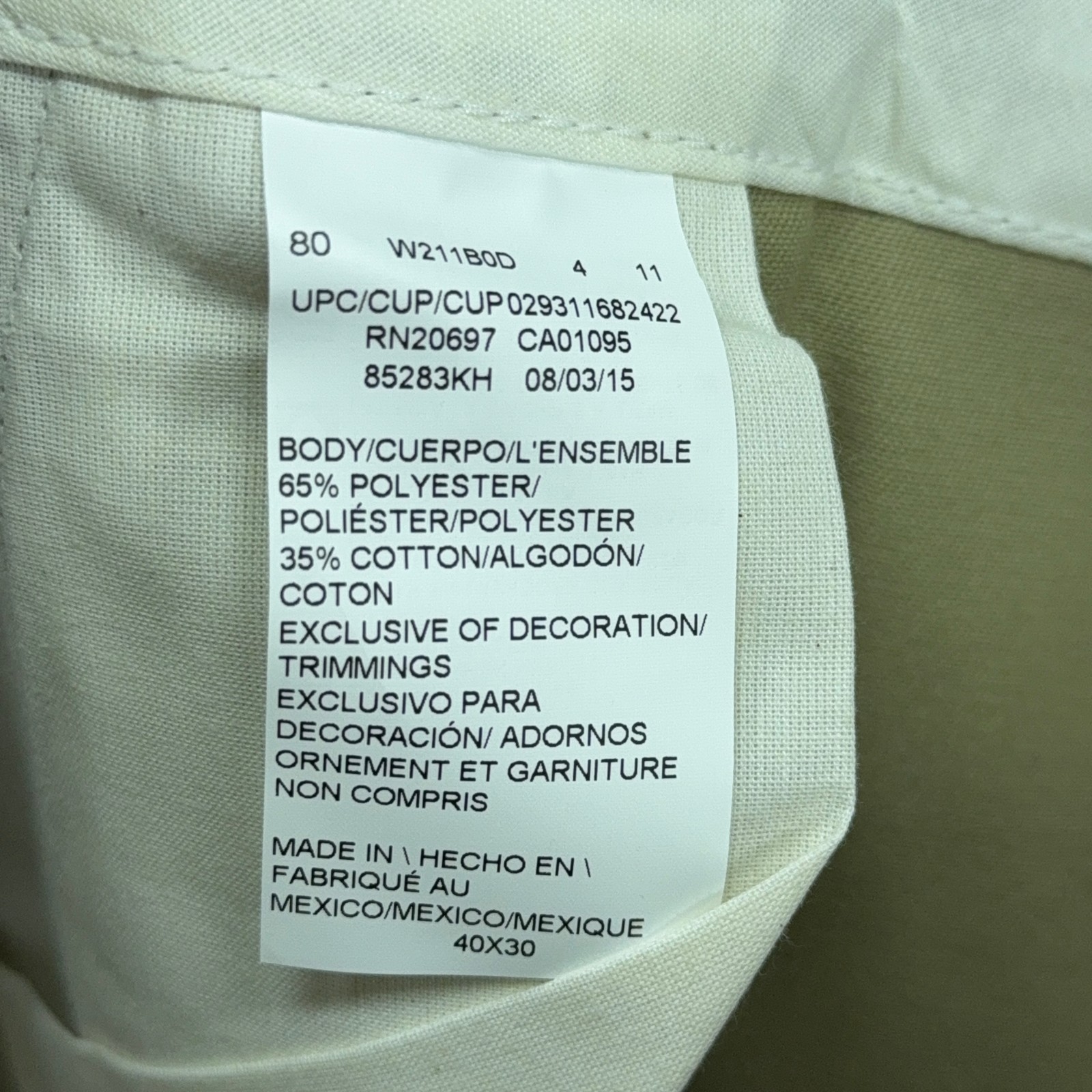 Dickies Work Pants Mens 40X30 NWT Loose Fit Double Knee Straight Leg Khaki Twill