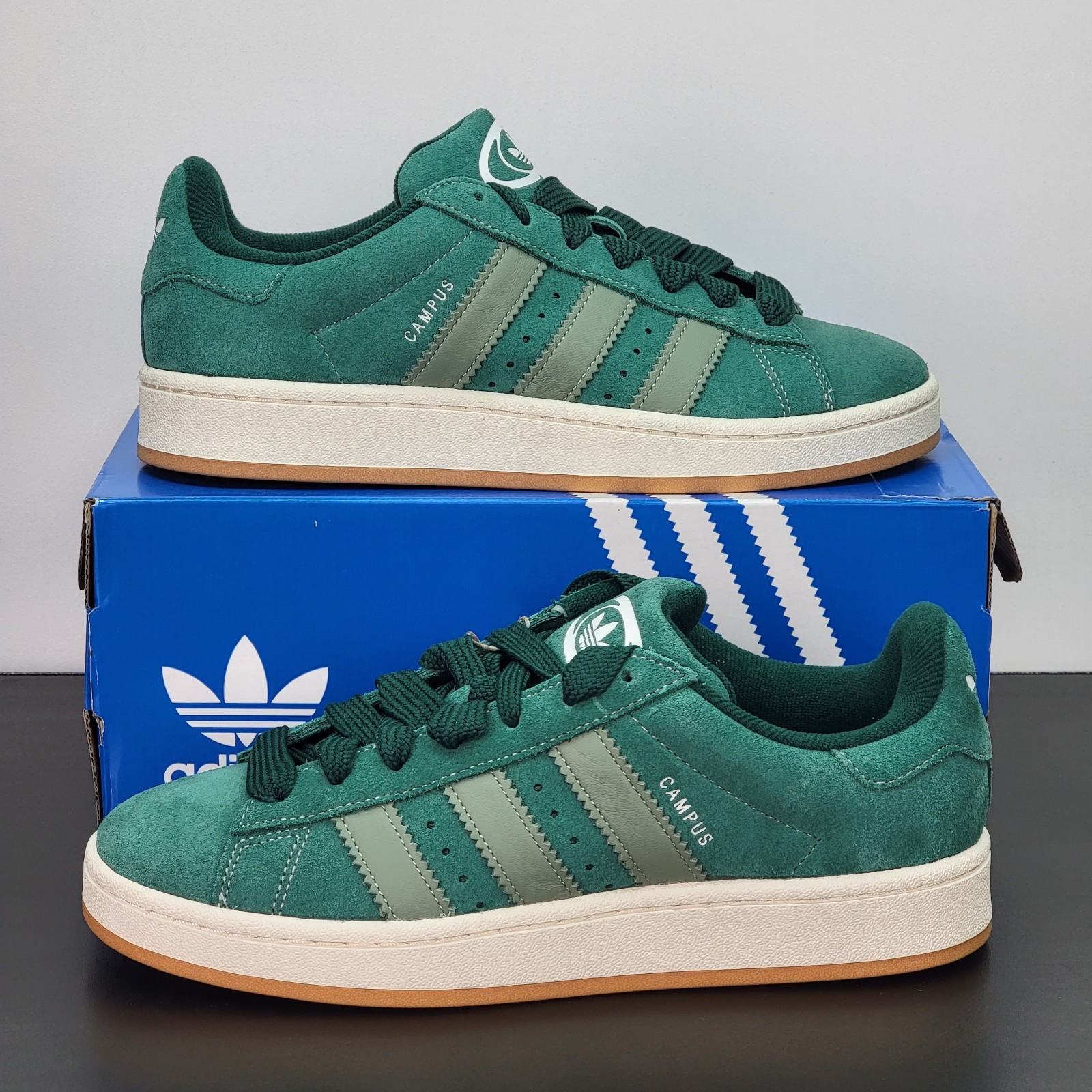 Adidas Campus Men’s Size 13 Athletic Shoes Green Casual Sneakers