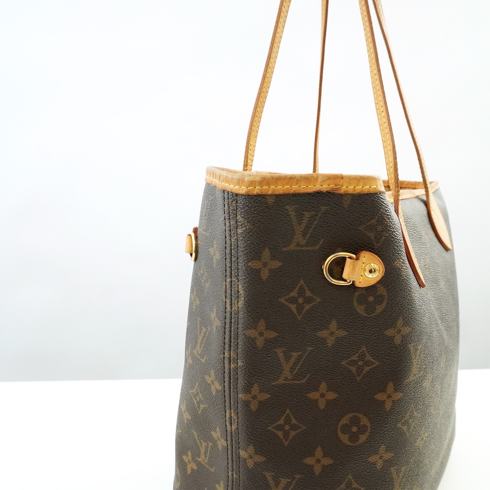 LOUIS VUITTON LV Monogram Neverfull MM M40156 Tote Bag SD3037 Auth #57356A