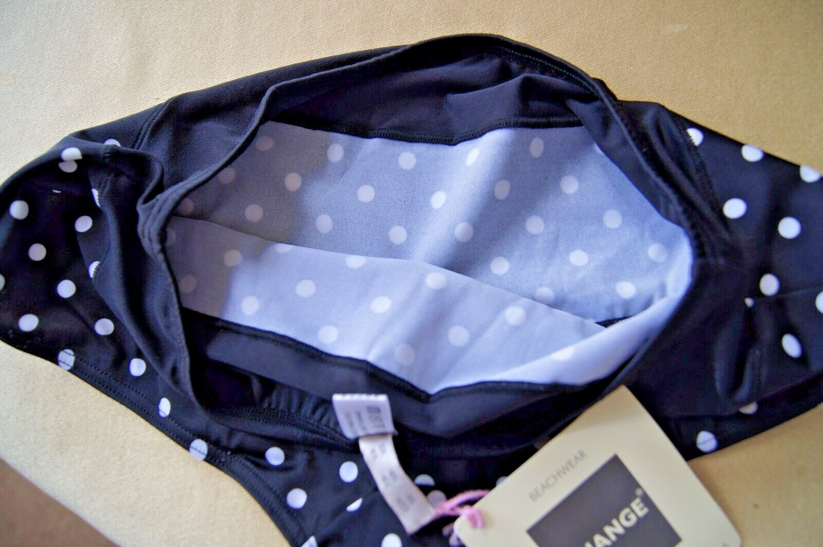 Change of Scandinavia Black/White Spotty Bikini Shorts