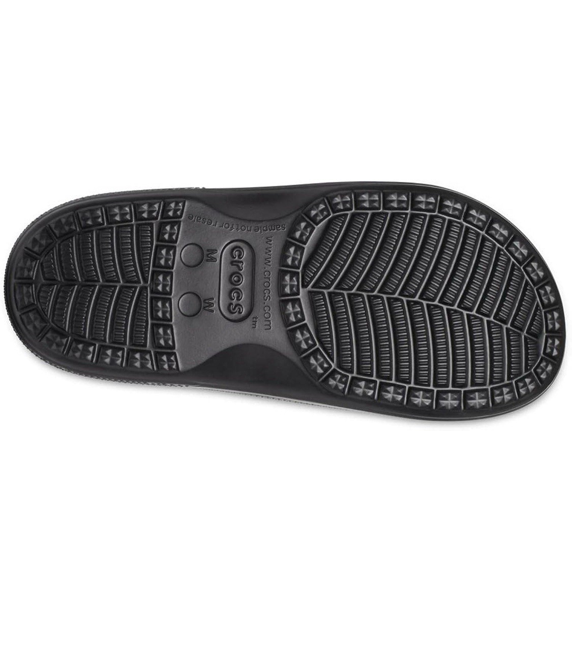 Crocs Sandals Unisex Size Us M7/W9 Black Baya Slide