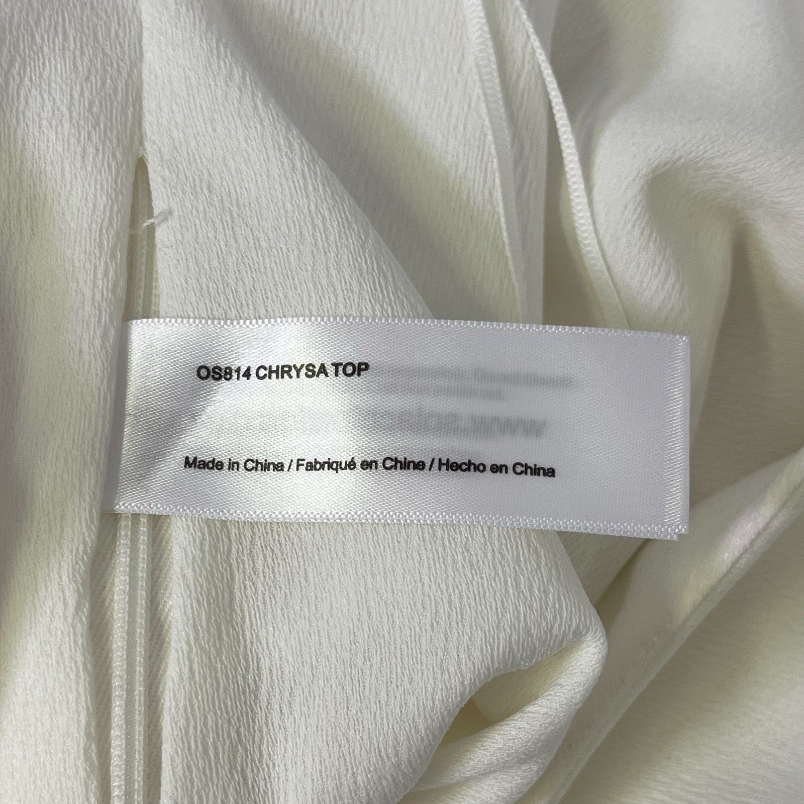 Solace Top Chrysa Statement Ivory One Shoulder Draped Asymmetric Occasion UK 8
