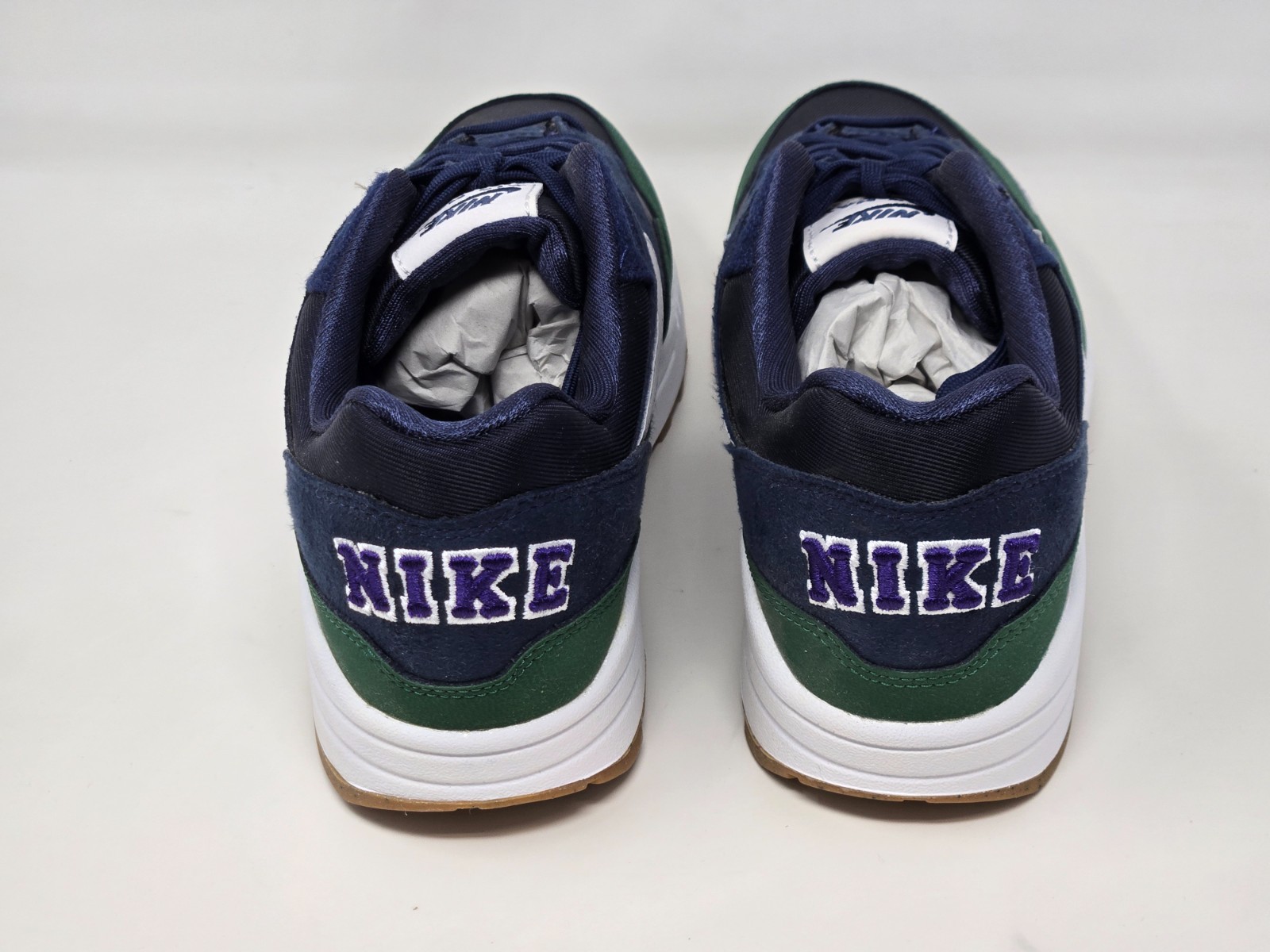 Nike Air Max 1 87 QS Womens Size 7.5 Gorge Green Blue White Shoes DV3887-400 NBY