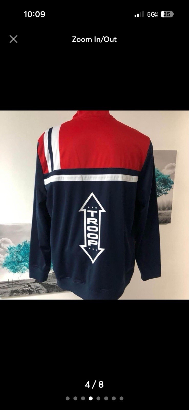 Troop Mens Full Zip Jacket Xxl Excellent Condition