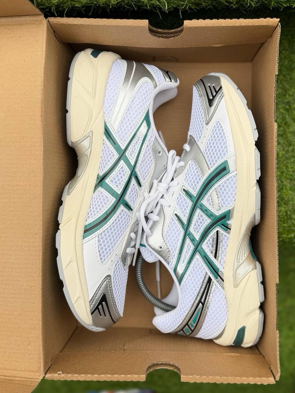 ASICS GEL-1130 Men’s Running Shoes US9 Forest Night White 1203A609-106