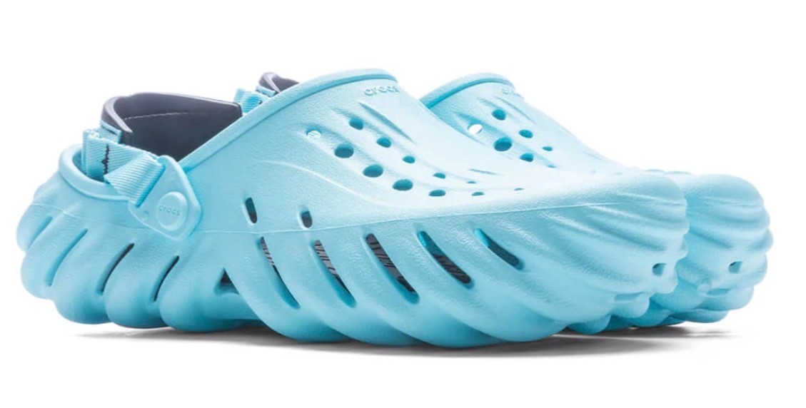 Crocs Echo Arctic Blue Adults Classic Clog W8 M 6 W9 M7 NWT