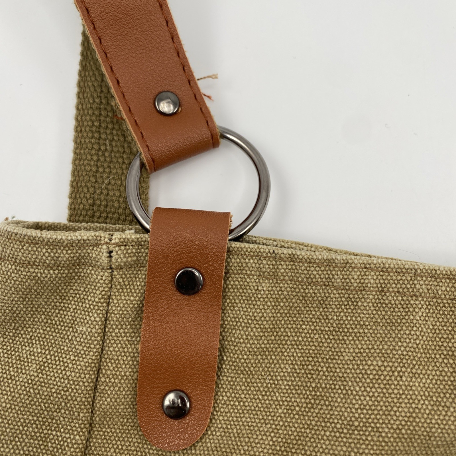Brown Canvas Satchel Bag/Backpack – Everyday Use – Basic Simple