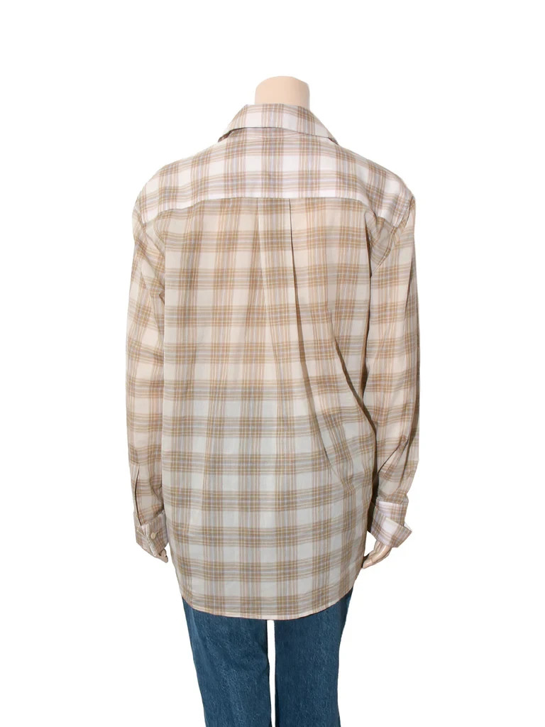 KALLMEYER Check Print Button Down Shirt (SIZE S)