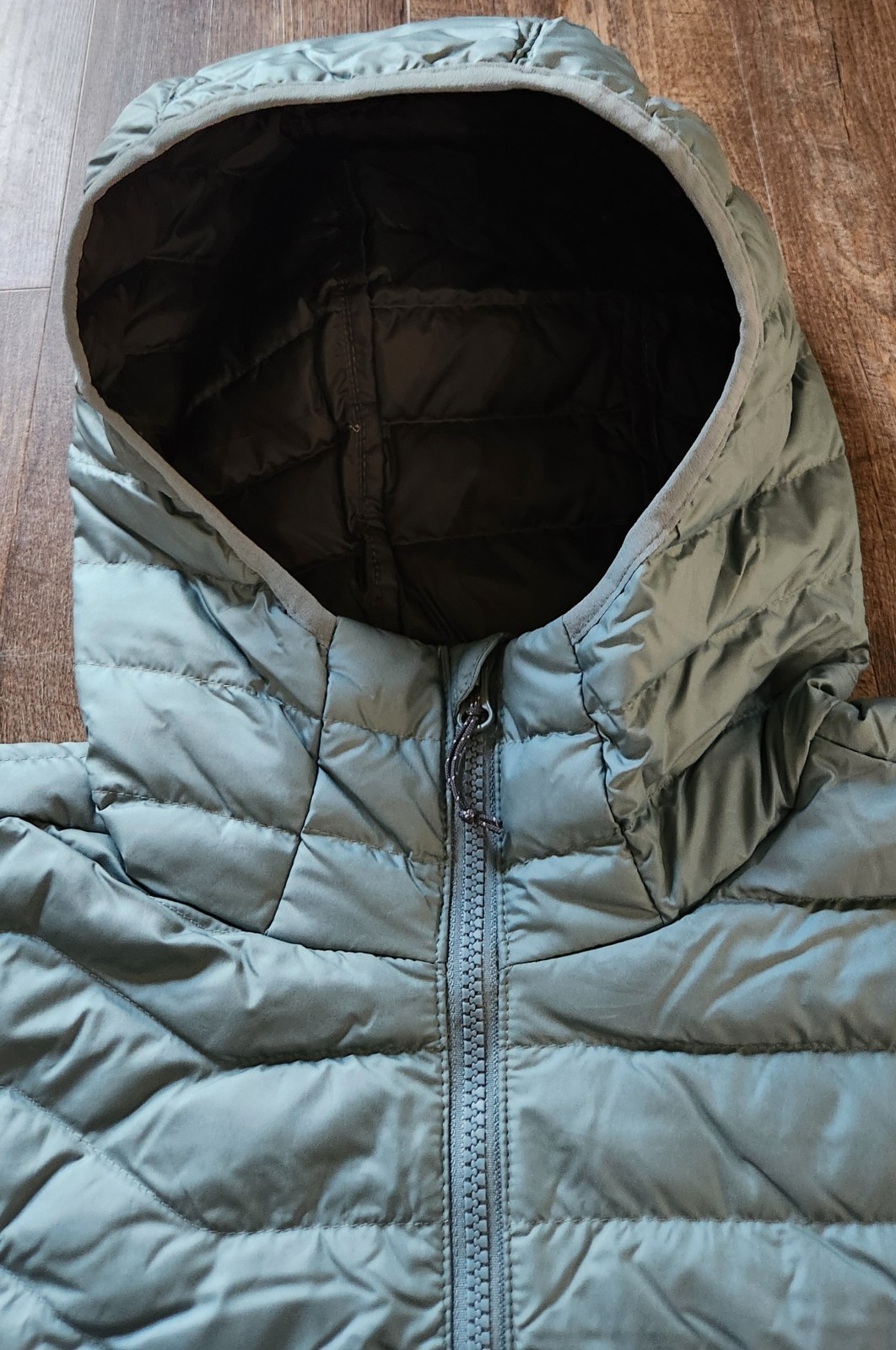 Mens Columbia Woodrose Crest FS 650 Omni Heat Down Hooded Jacket Green Sz L