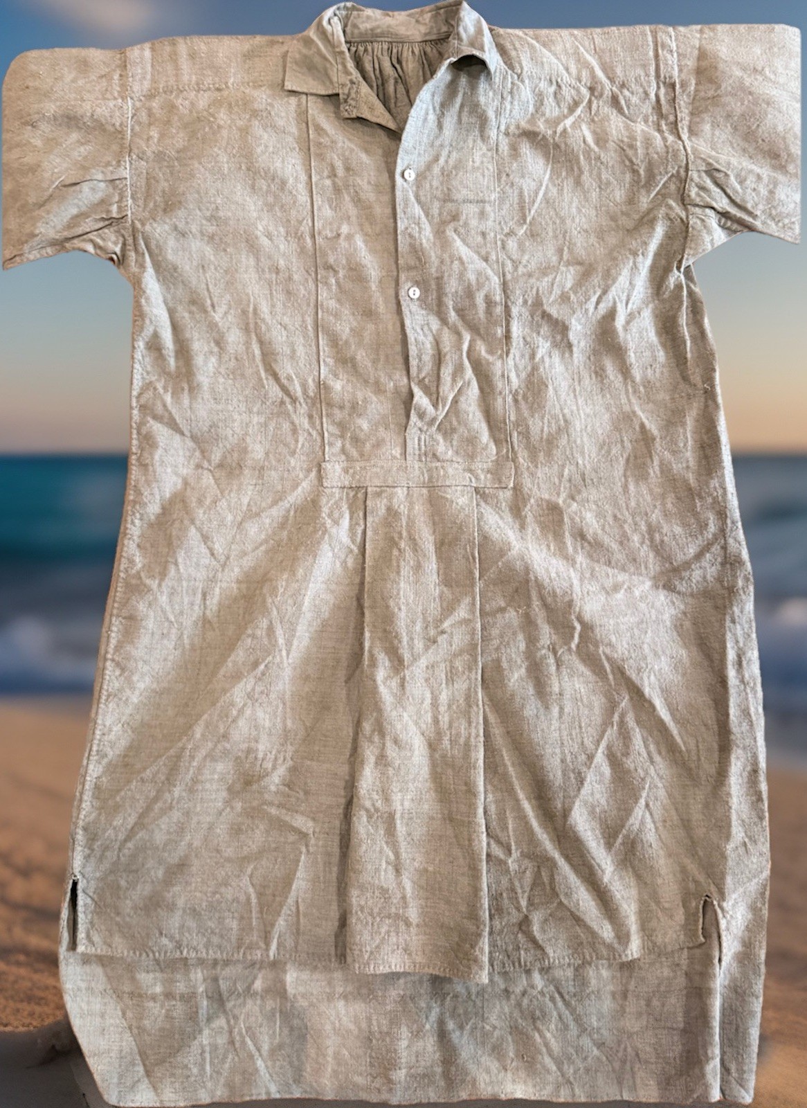 Raw Flax Women’s Tunic/Dress Heavyweight *See Details For Measurements NWOT