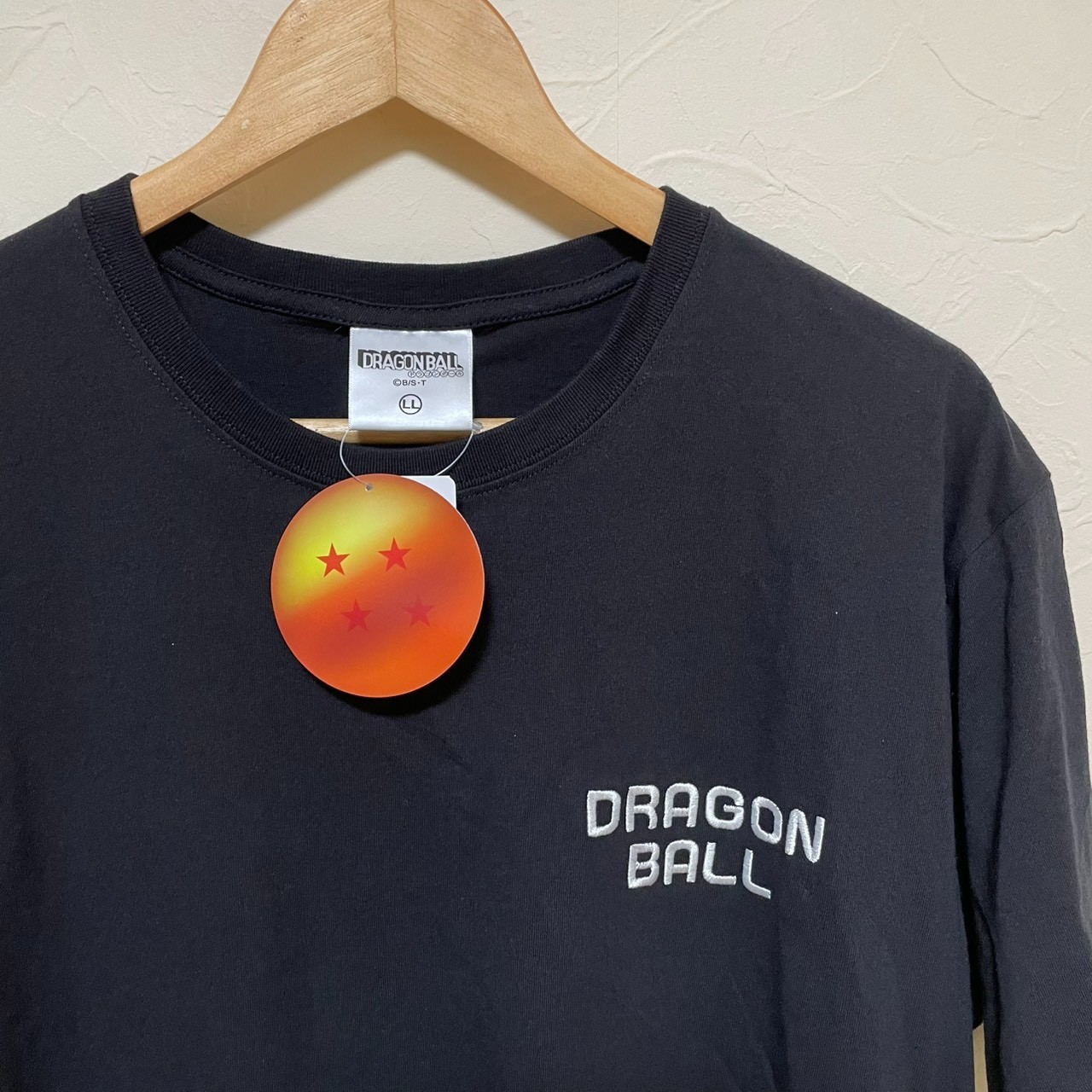 Dragon Ball T-Shirt XL Black Embroidered Logo Shimamura 2026 limited JAPAN NEW