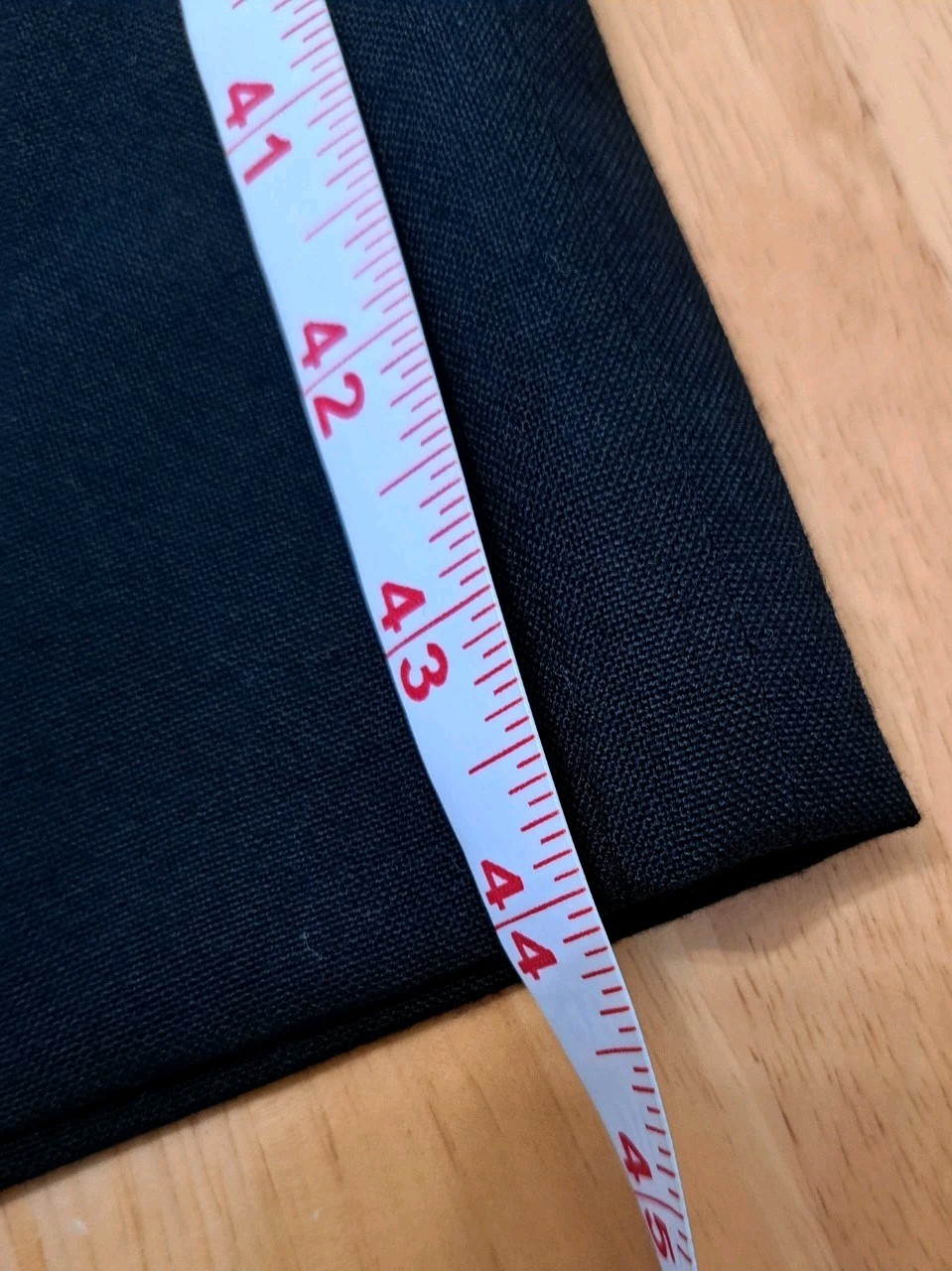 Stafford Tailored Fit Black Suit 50R Jacket 42×30 Pants Polyester & Worsted Wool